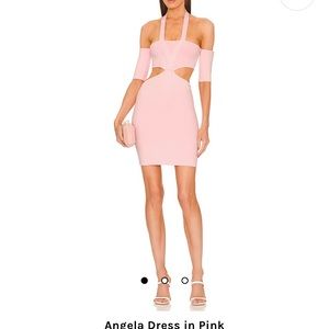 Angela Dress in Pink Michael Costello x Revolve/ medium
